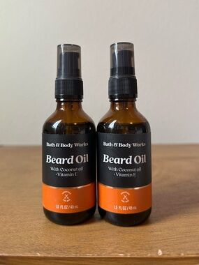 X2 Bath & Body Works men’s Beard Oil NEW